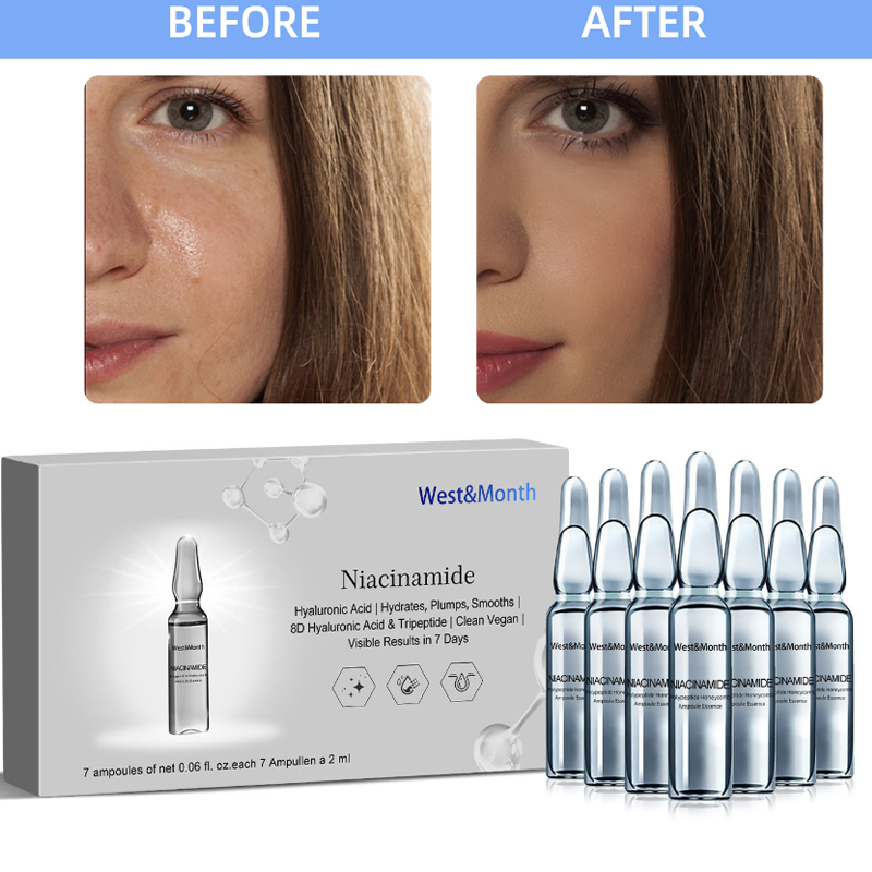 Hyaluronic Acid Facial Serum - 7ml*7pcs Hyaluronic acid Meso Face Ampoules