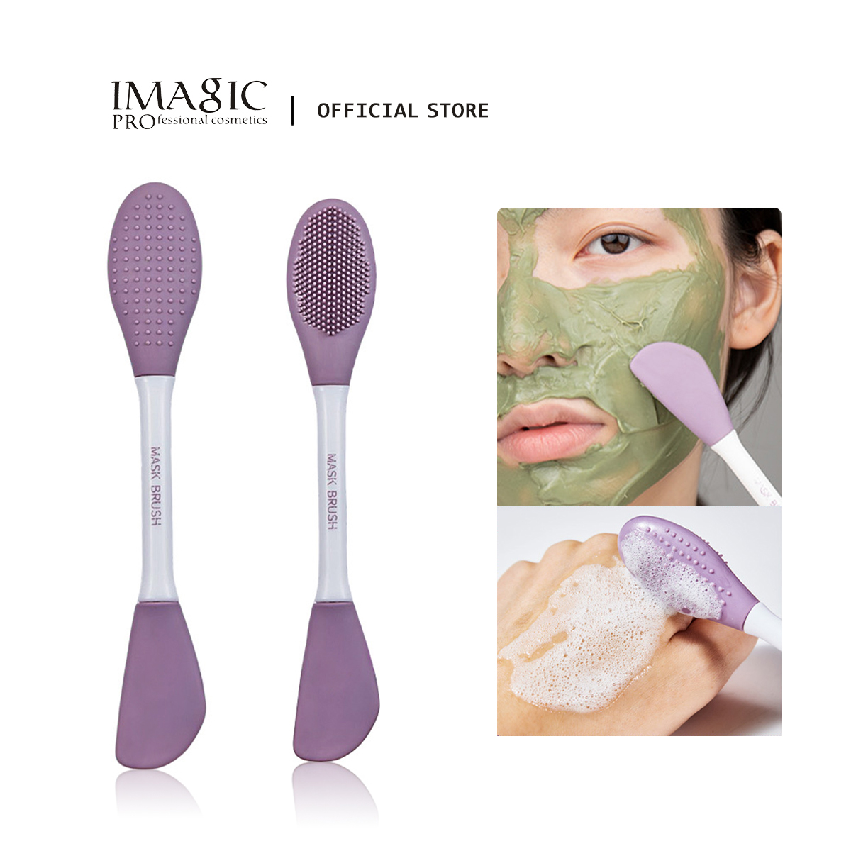 Silicone Face Scrubber Electric - IMAGIC Силиконовая щетка для очищения лица