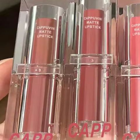 Matte Velvet Lip Tint Long Lasting - Прозрачная акриловая помада, 6 цветов, помада