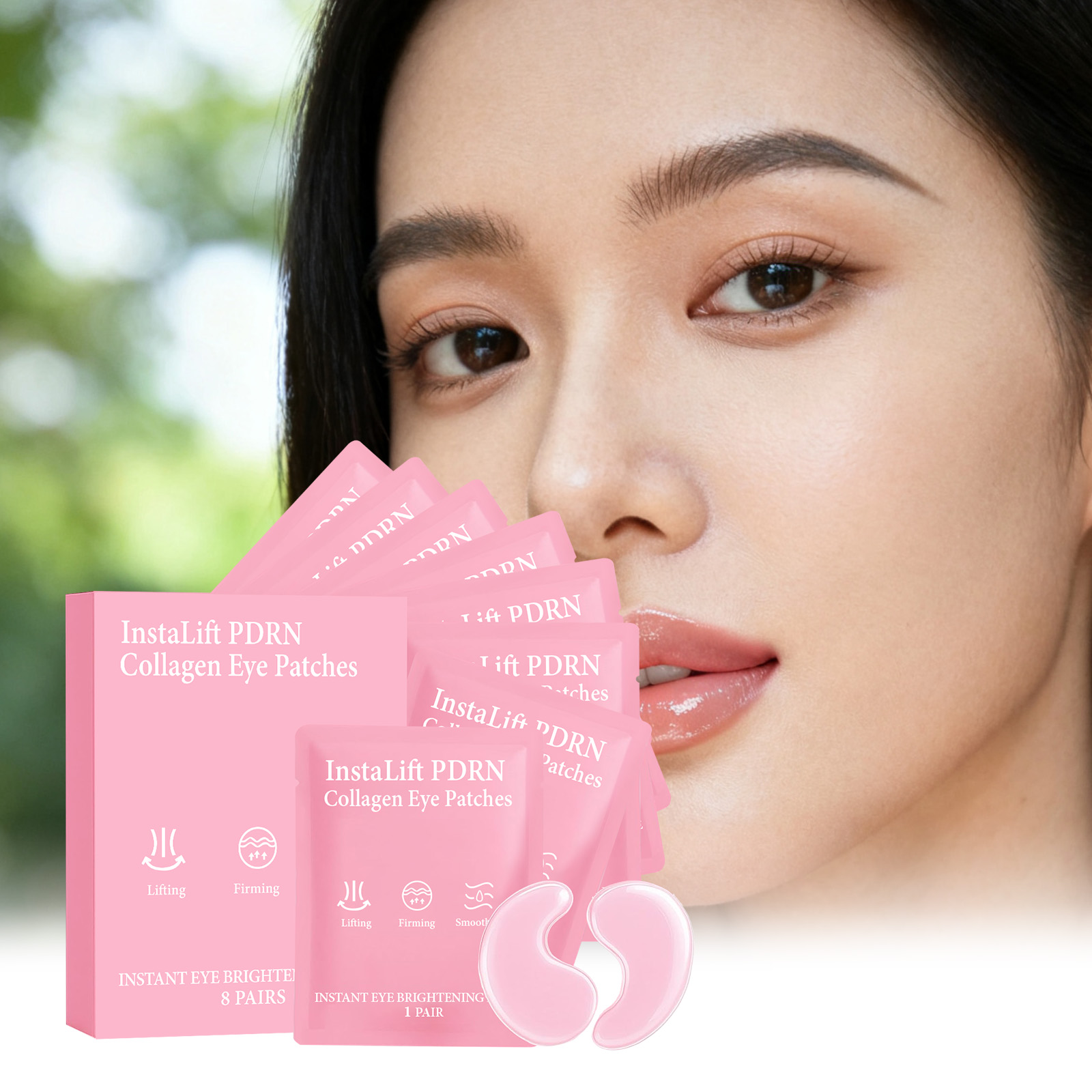 Collagen Under Eye Patches - Instalift PDRN Коллагеновые патчи для глаз