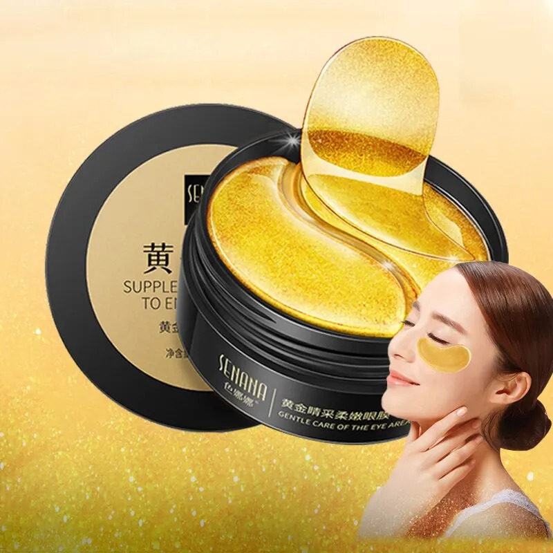 Collagen Under Eye Patches - 60 шт., Золотая увлажняющая маска для