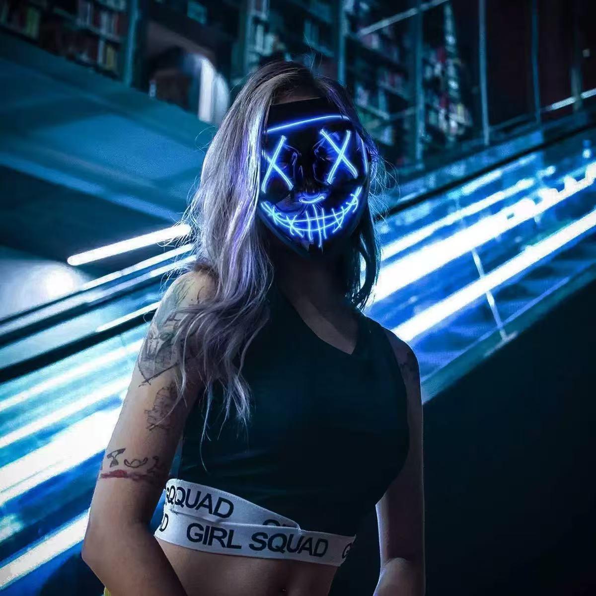 Светящаяся черная V-образная м – обзор и цена Led Light Therapy Face Mask