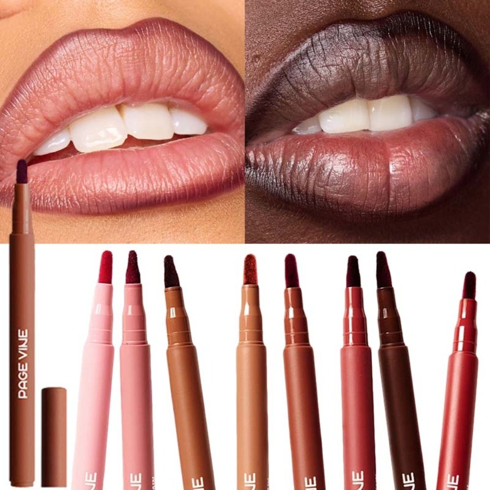 Карандаш для губ Velvet Brown  – обзор и цена Matte Velvet Lip Tint Long Lasting