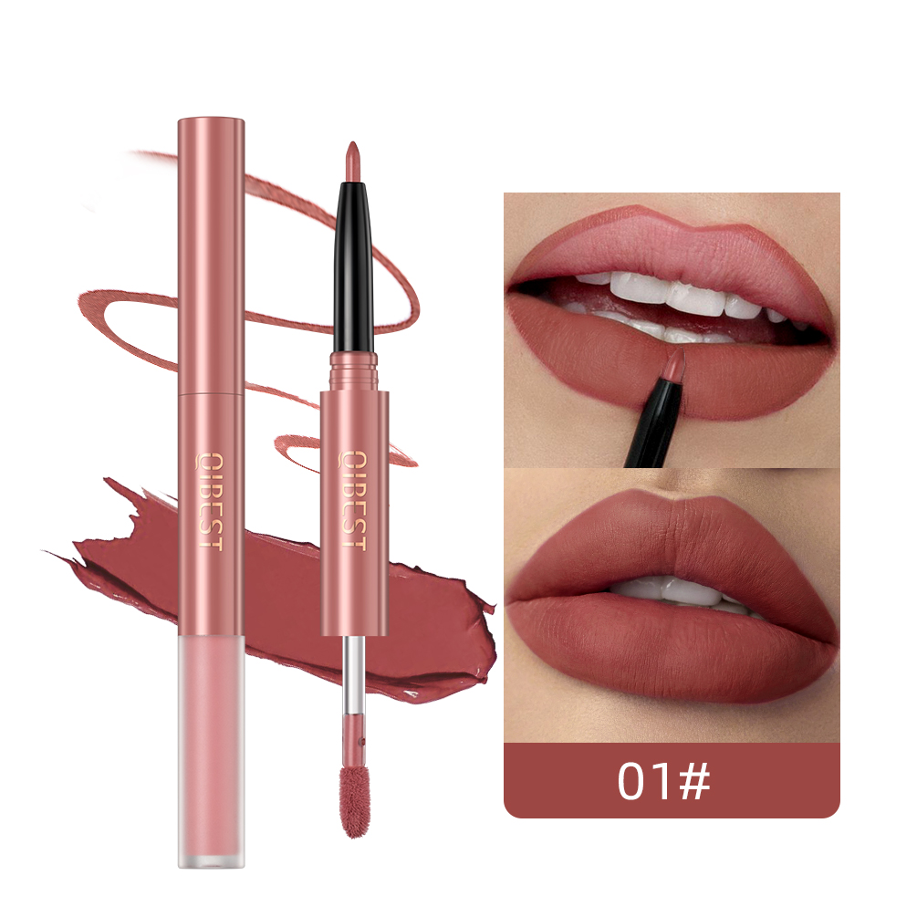 QIBEST 2 в 1: блеск для губ +  – обзор и цена Matte Velvet Lip Tint Long Lasting