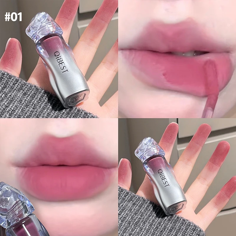 QIBEST матовая бархатная жидка – обзор и цена Matte Velvet Lip Tint Long Lasting
